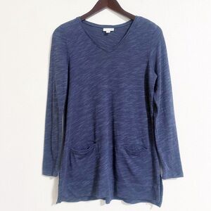 J. Jill Space Dyed Cotton Pocket Tunic